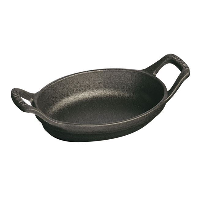 Staub Owalne Mini Naczynie Do Pieczenia I Zapiekania 250 Ml, Czarny
