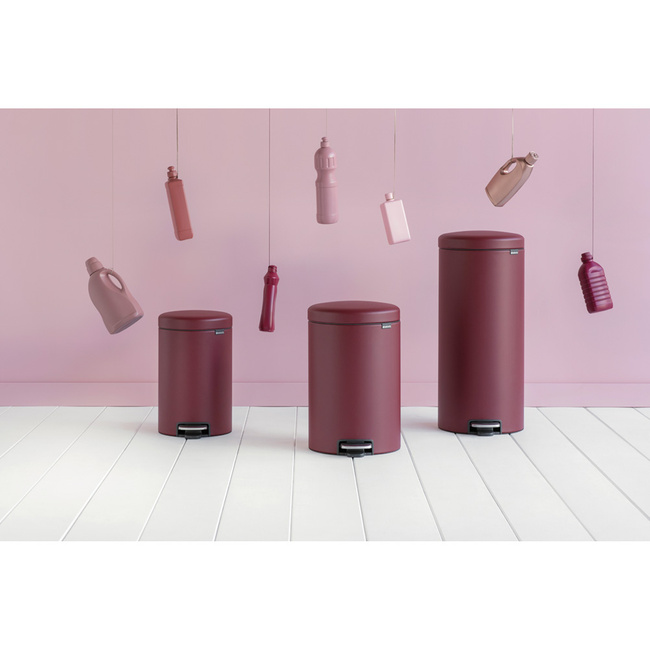 Kosz Pedałowy 20l Newicon Czerwony Mineralny 115905 - Brabantia