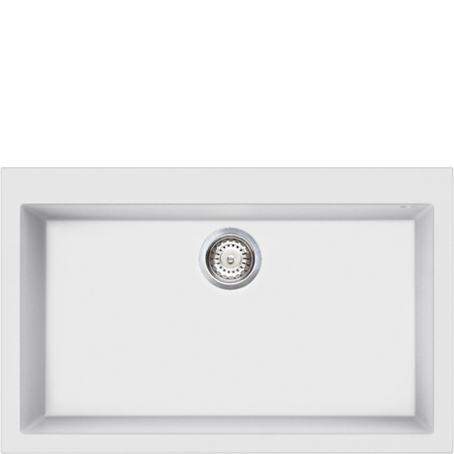 Smeg - Zlewozmywak Kompozytowy Quadra Vz79b Biały