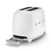 Smeg - Toster, dwie kromki, biały mat 50's style Tsf01whmeu biały (mat)