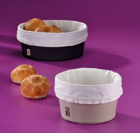 Koszyk Na Pieczywo S Czarny/Biały Grana - Kela