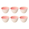Rose&tulipani Concerto Fuse Rosa Zestaw 6 Małych Misek 12 Cm