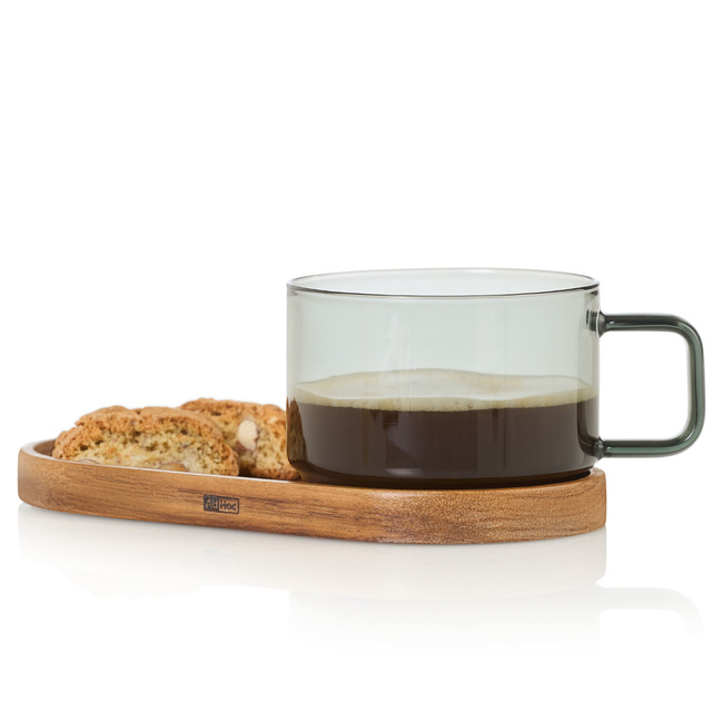Zestaw Filiżanka Impact 300ml Z Podstawką Akacja - Adhoc