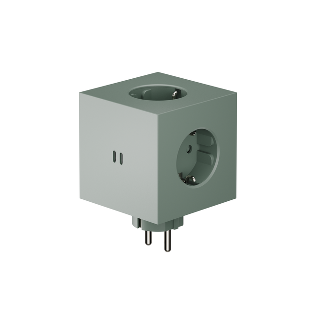 Rozszerzacz gniazd Square 2 z podwójnym USB-C o mocy 30 W - Zielony - Avolt