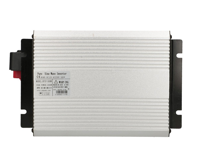 Przetwornica samochodowa Extralink OPIP-500W, czysty sinus, 12 V na 230 V, 500 W