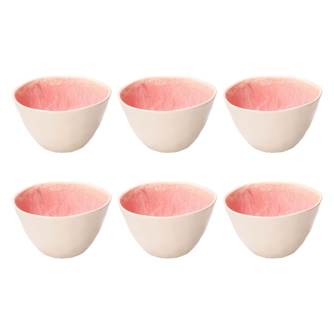 Rose&tulipani Concerto Fuse Rosa Zestaw 6 Małych Misek 12 Cm