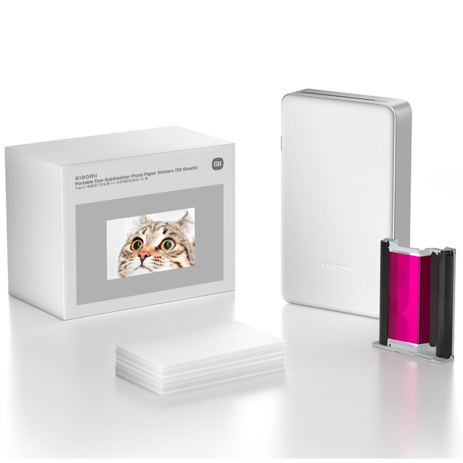 Papier fotograficzny samoprzylepny Xiaomi do Portable Photo Printer Pro, 50 naklejek