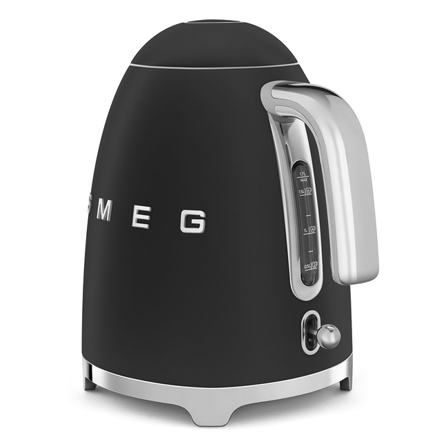 Smeg - Czajnik, Czarny Mat Klf03blmeu 50's Style