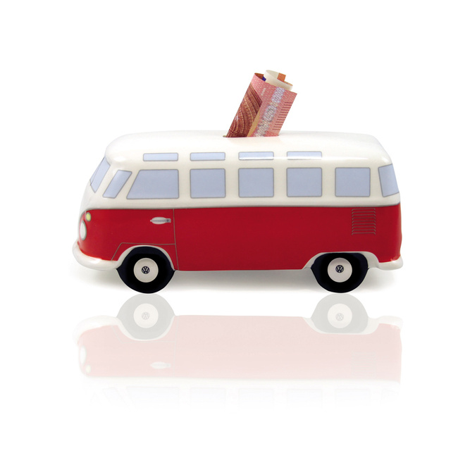 Vw Skarbonka Bus Classic Red