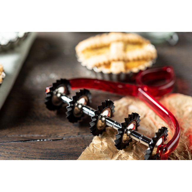 Wykrawacz do makaronu Pastabike 28 cm Czerwony Marcato