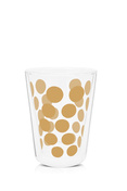 Zestaw 2 Szklanek 350ml Z Łyżeczkami, Złoty - Zak!designs