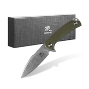 Shiori - Midori No-shi - Nóż Mysliwski/taktyczny Full-tang Ze Stali 10Cr15Comov, Stone Washed