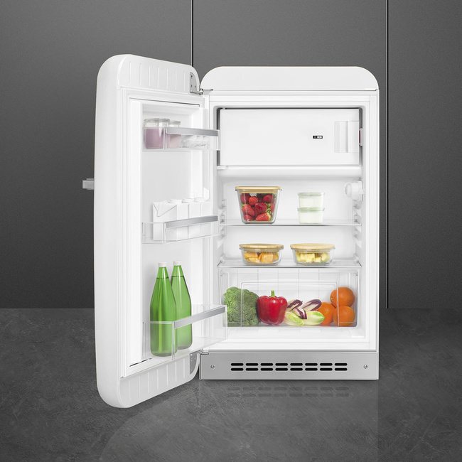 Smeg - Chłodziarko-zamrażarka FAB10LWH6 50'S STYLE - biały