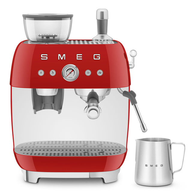 Smeg - Ekspres do kawy Egf03Rdeu 50's Style