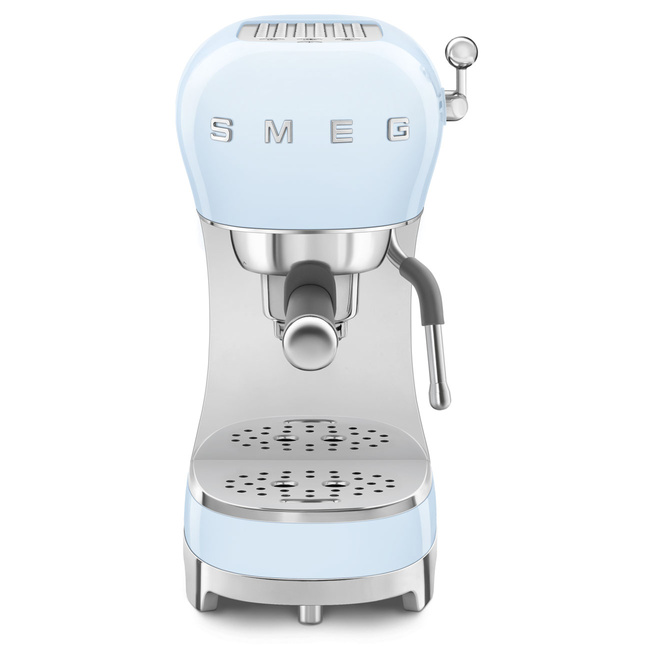 Smeg - Ekspres Do Kawy, Kolbowy SDA 50's Style ECF02PBEU Pastelowy Błękit.