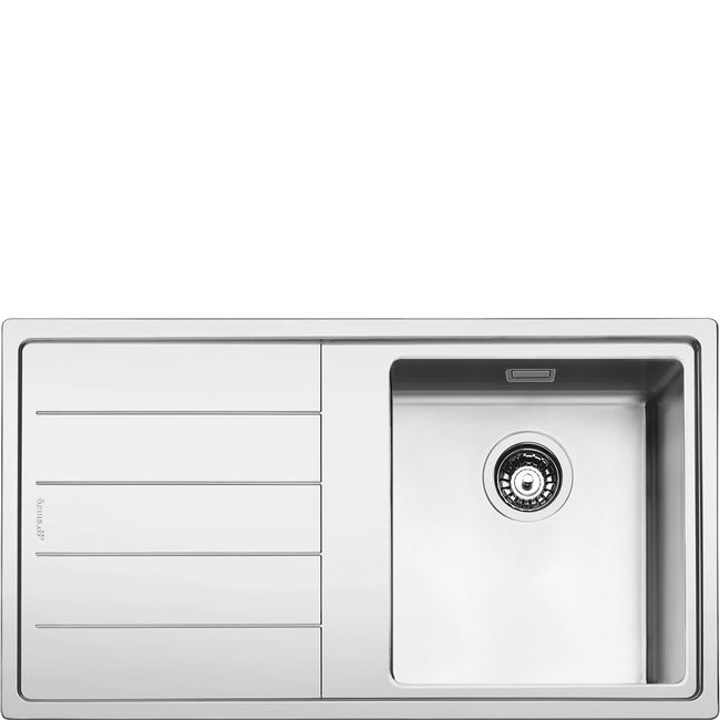 Smeg - Zlewozmywak Ze Stali Nierdzewnej Mira Lft861s Stal Nierdzewna.