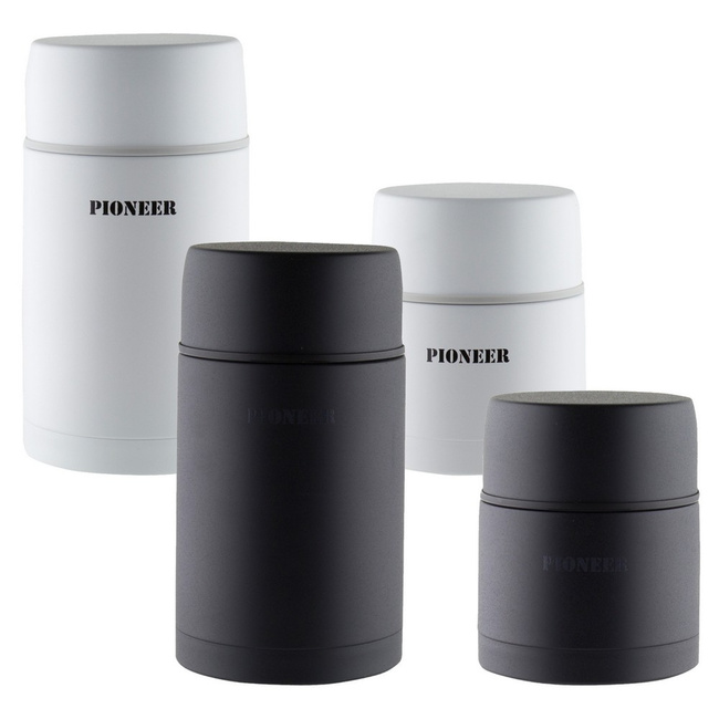 Termos obiadowy Pioneer 1 litr czarny - Grunwerg