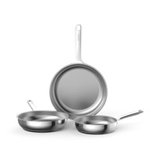 3-el. Zestaw patelni stalowych Helix (20 + 24 + 28 cm) - Berghoff