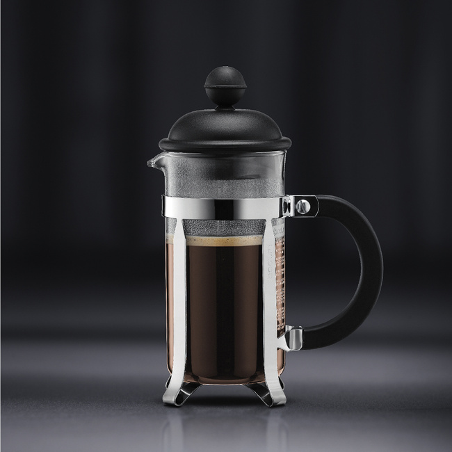 Zaparzacze tłokowe french press Caffettiera 0.35L Black