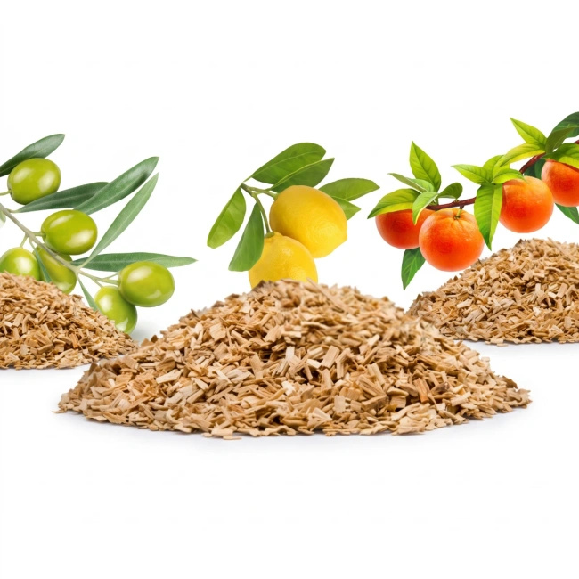 Zrębki do wędzenia Wartmann, zestaw 3 smaków: oliwka, cytryna, pomarańcza, 3 x 250 ml