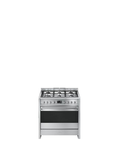 Smeg - Kuchnia wolnostojąca Opera A1-9 Stal nierdzewna