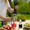 Bezprzewodowy blender ręczny KitchenAid Go z akcesoriami 5KHBRV75BM, czarny mat