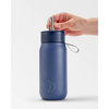 Termiczny kubek 2w1 ze słomką | 750ml | Granatowy series 2 - Chillys bottles