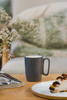Dwa Kubki Ceramiczne Z Uszkiem 250 Ml Fuori Szare 30015 - Vialli Design