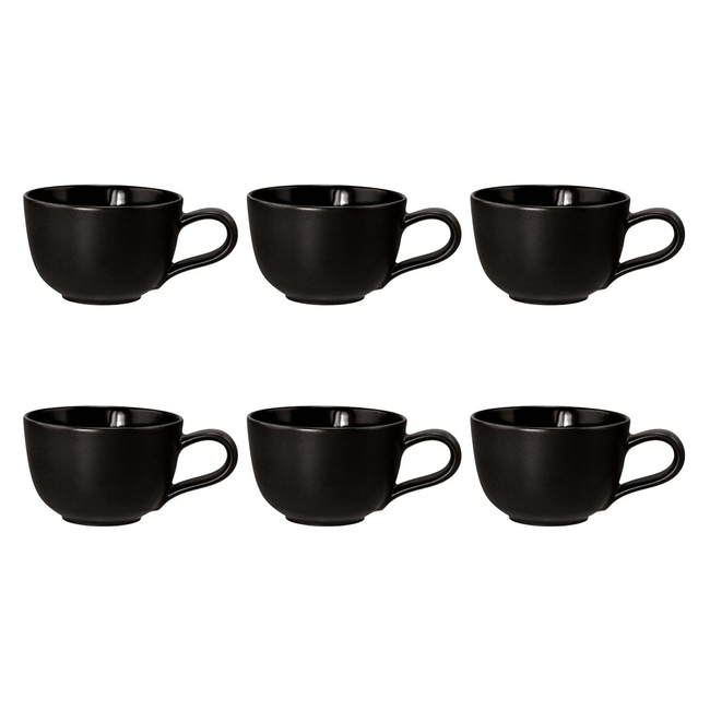 Seltmann Liberty Velvet Black Zestaw 6 filiżanek do espresso 90 ml