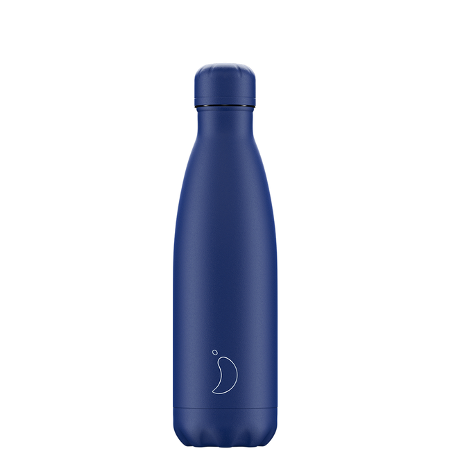 Butelka Termiczna Chilly's | 500ml | Niebieska - Chilly's Bottles