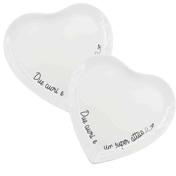 Zestaw2TalerzykówSercePorcelana17cmLaPorcellanaBianca