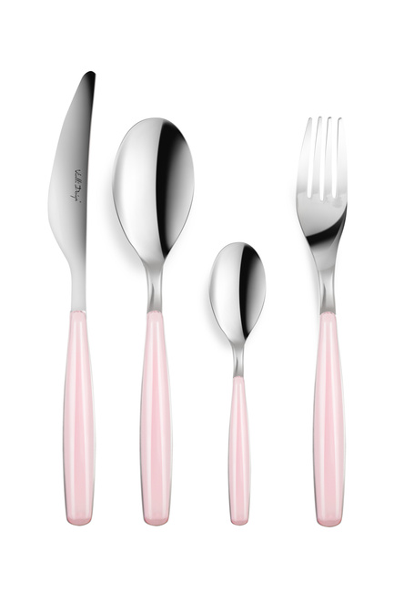 Komplet Sztućców 24 Szt. Diva Różowy - Vialli Design