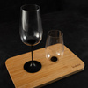 Kieliszki do wina musującego Trebonn SplitGlass Origini Trento, czarne, 560 ml, 2 szt.
