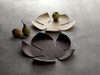 Taca ozdobna z orzecha włoskiego liść klonu - Legnoart