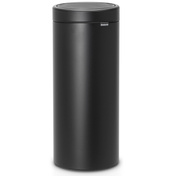 Kosz na śmieci Brabantia Touch Bin New 30 l, Mineral Matt Black