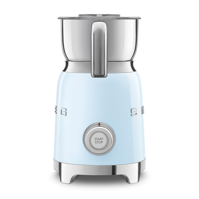 Smeg - Spieniacz do mleka, pastelowy błękit Mff11pbeu 50's Style