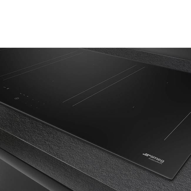 Smeg - Płyta Kuchennna Universal Sim3964D Czarne Szkło