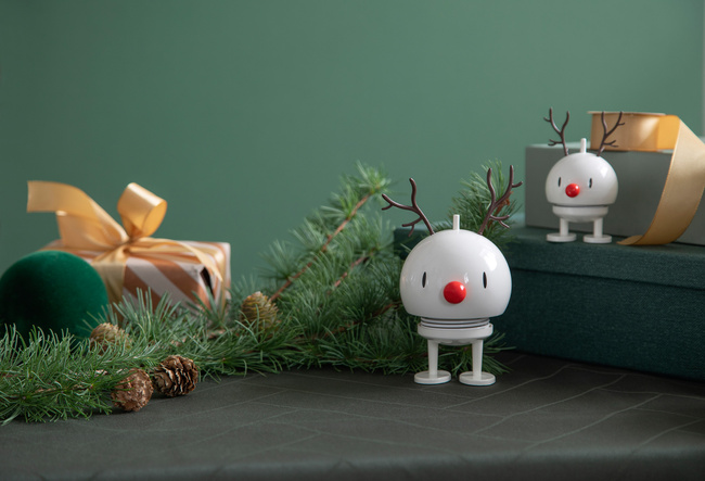 Figurka Hoptimist Reindeer Bumble S Biały - Hoptimist