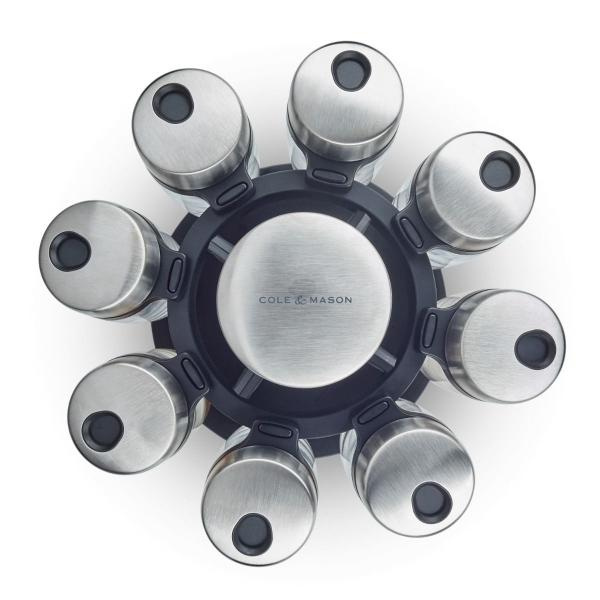 Przyprawnik- Karuzela Premium z 8 Przyprawami - Cole&Mason