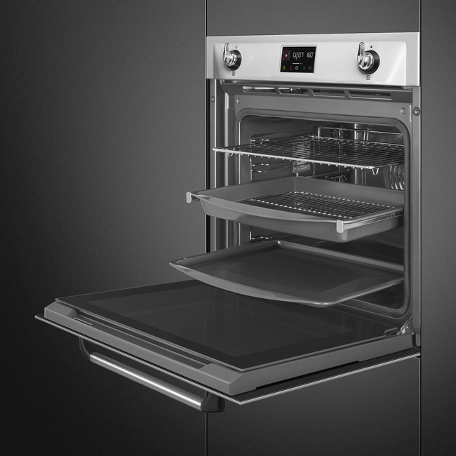 Smeg - Piekarnik, 60 cm, Victoria, inox Victoria Sop6902S2Px Stal nierdzewna.