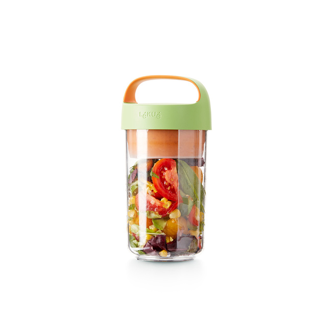 Pojemnik Jar to Go limonkowy 600 ml Lekue