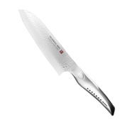 Nóż santoku Global SAI-03 z młotkowanym ostrzem, 19 cm