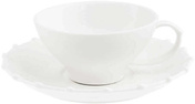 FiliżankaDoHerbatyZeSpodkiemPorcelana180mlLaPorcellanaBianca
