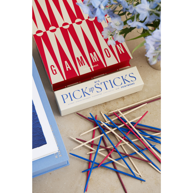 Gra zręcznościowa bierki Printworks Pick Up Sticks Classic, 41 bambusowych patyczków