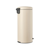 Kosz pedałowy Brabantia NewIcon 30 l, Soft Beige z powłoką mineralną
