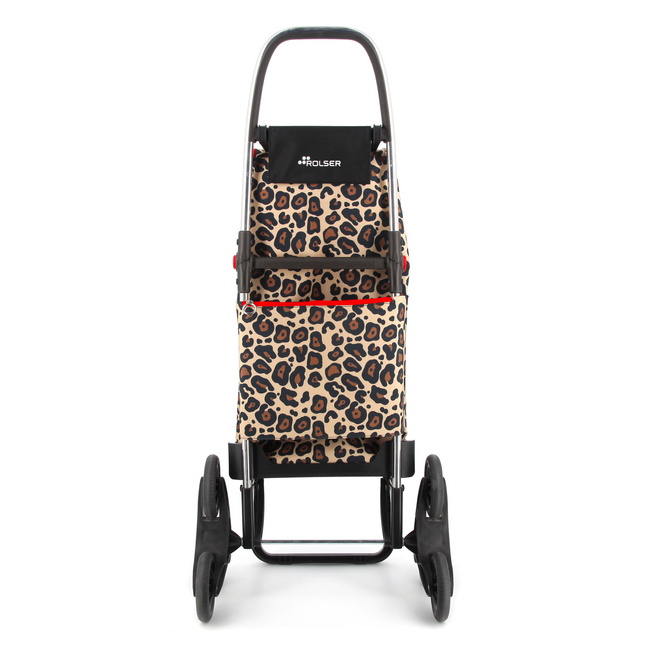 Rolser I-Max Wild 6L Camel wózek na zakupy 6-kołowy składany do schodów