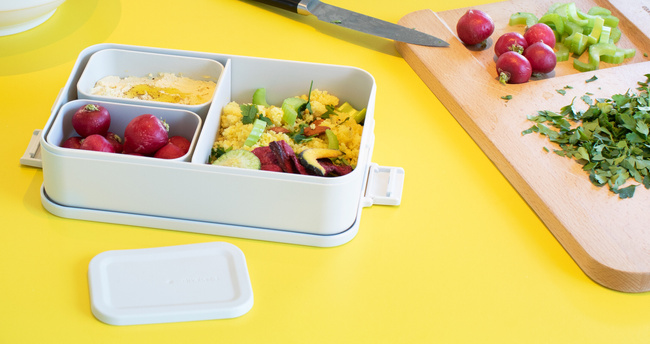 Pojemnik na lunch Bento Make & Take Light Grey 203503 - Brabantia