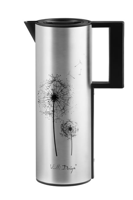 Termos Z Wkładem Szklanym 1l Corto Stalowy 231628 - Vialli Design