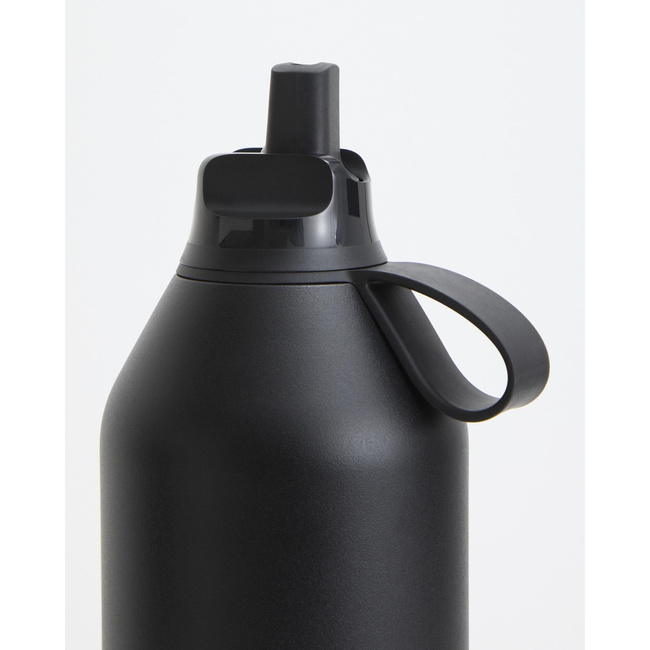 Butelka termiczna Chilly's Series 3 Flip ze słomką, 1000 ml, Onyx
