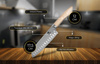 Shiori - Shinogi Santoku - Uniwersalny, Wielozadaniowy Nóż Szefa Kuchni